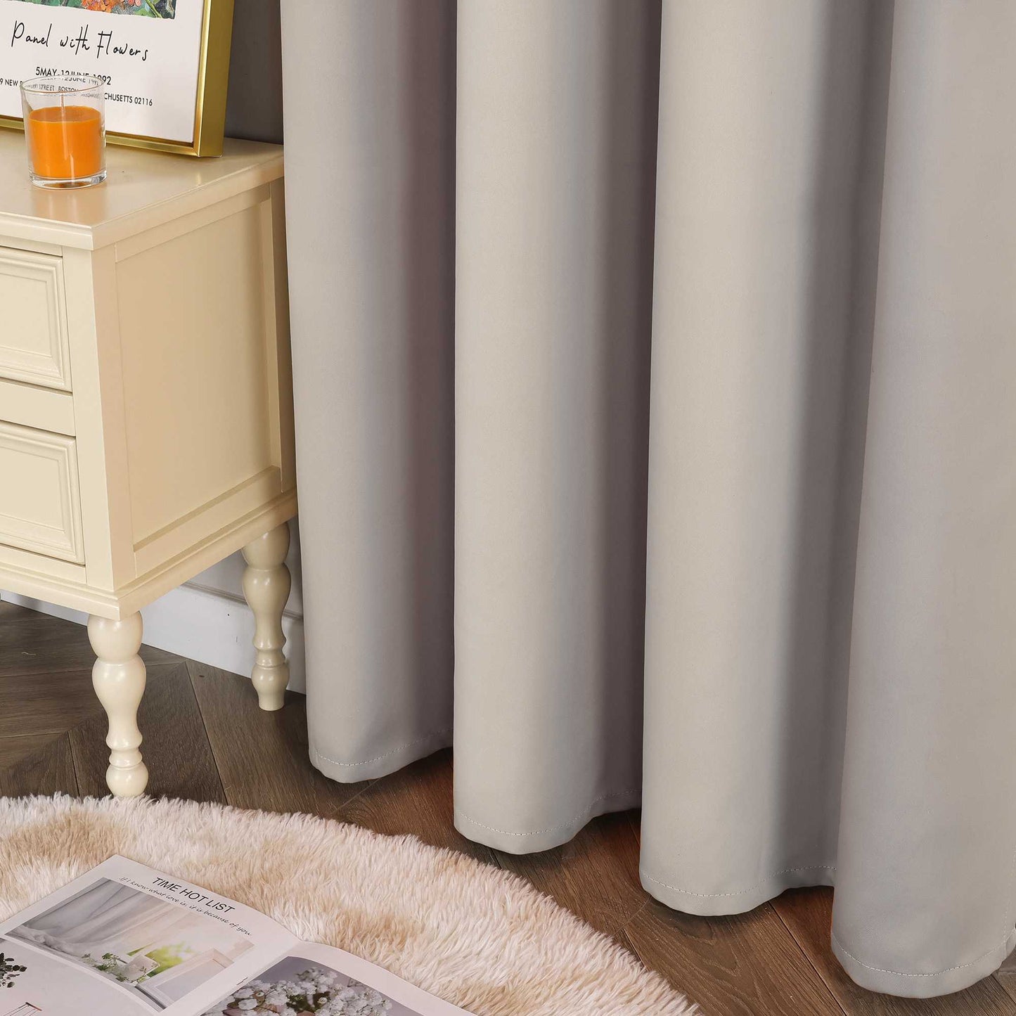 Verdunkelungsvorhang Ösenschal Farbverlauf Privatsphäre Lichtvermeidung Thermovorhang Minimalismus 1 Stück - Joyswahl
