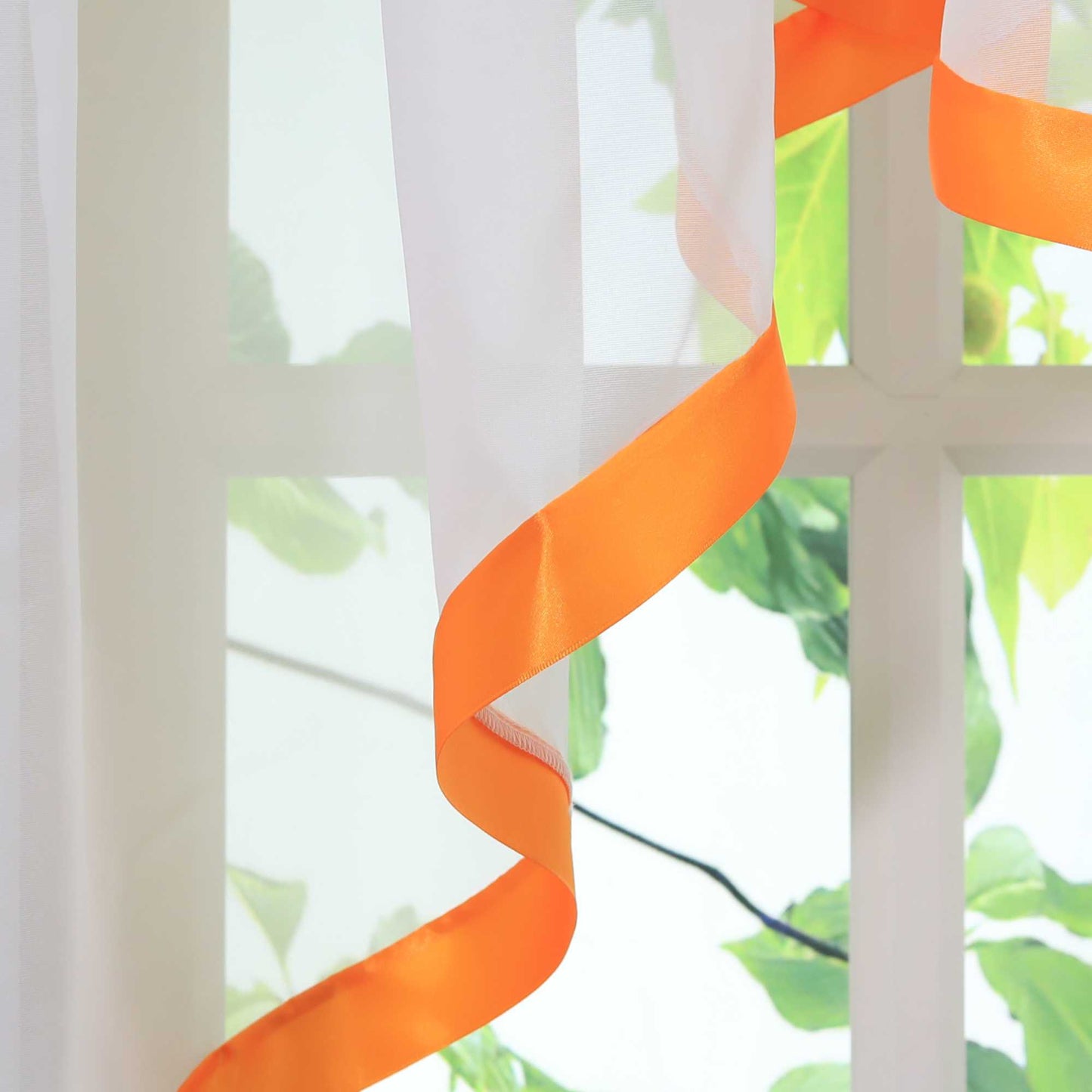 Scheibengardinen Kräuselbandgardine Fensterdeko Kreuzdesign Obere Fensterabdeckung 1 stück - Joyswahl