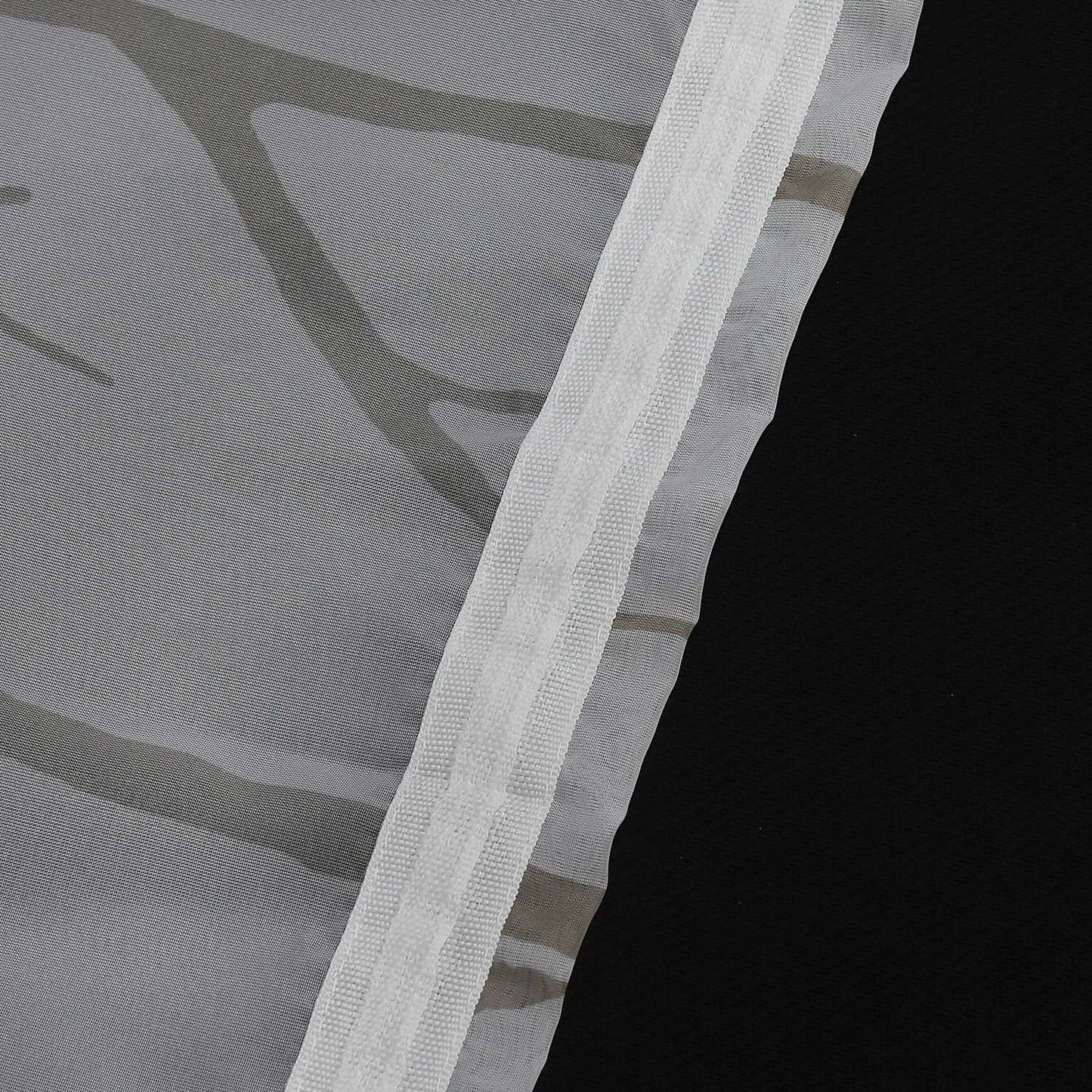 Halbtransparente Vorhang Schlaufenschal mit dichtem Zweigmuster Lichtdurchlässig 1 Stück - Joyswahl