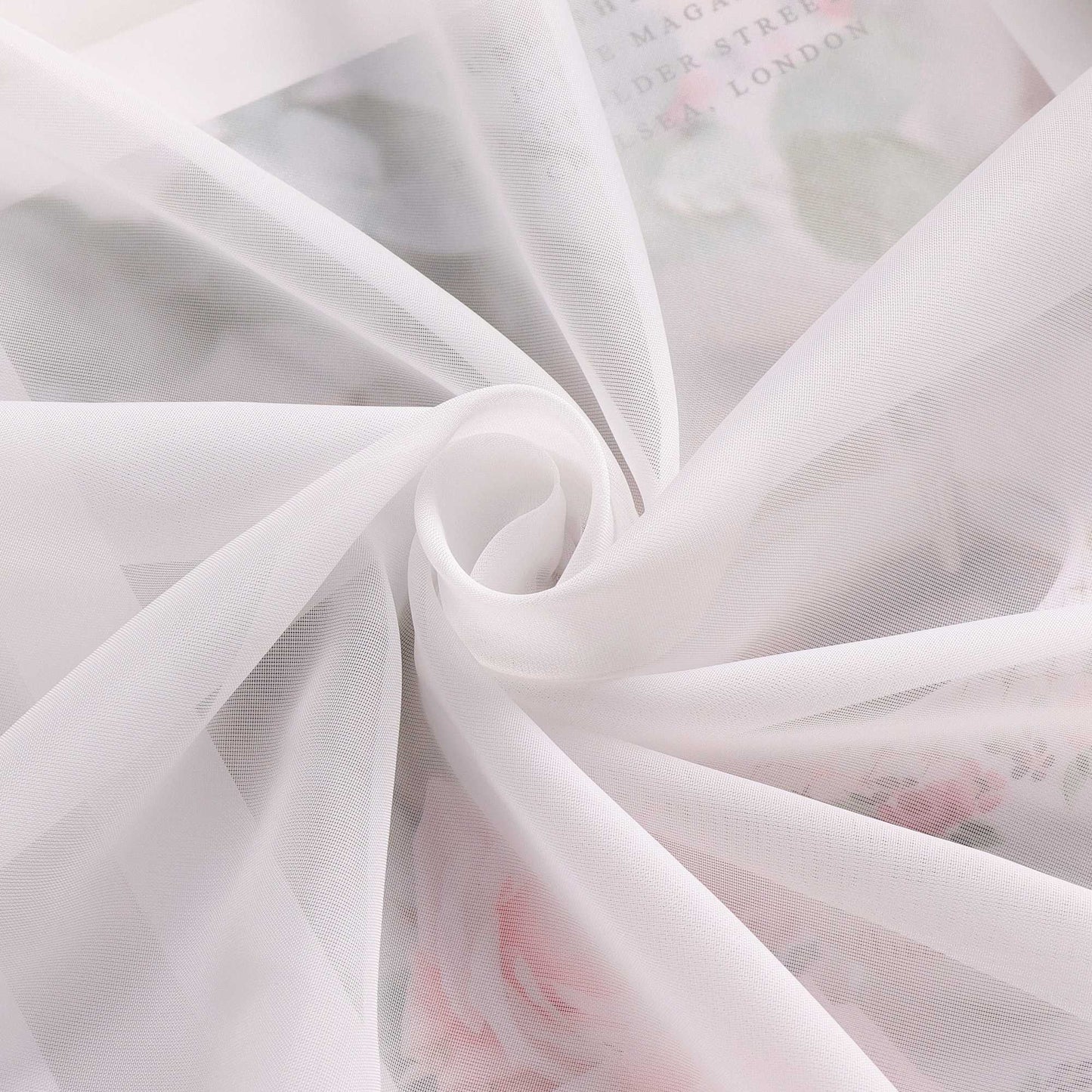 Vorhang aus Polyester unifarbe transparent leichte Schutzfunktion Klassische Vorhänge 1 stück - Joyswahl