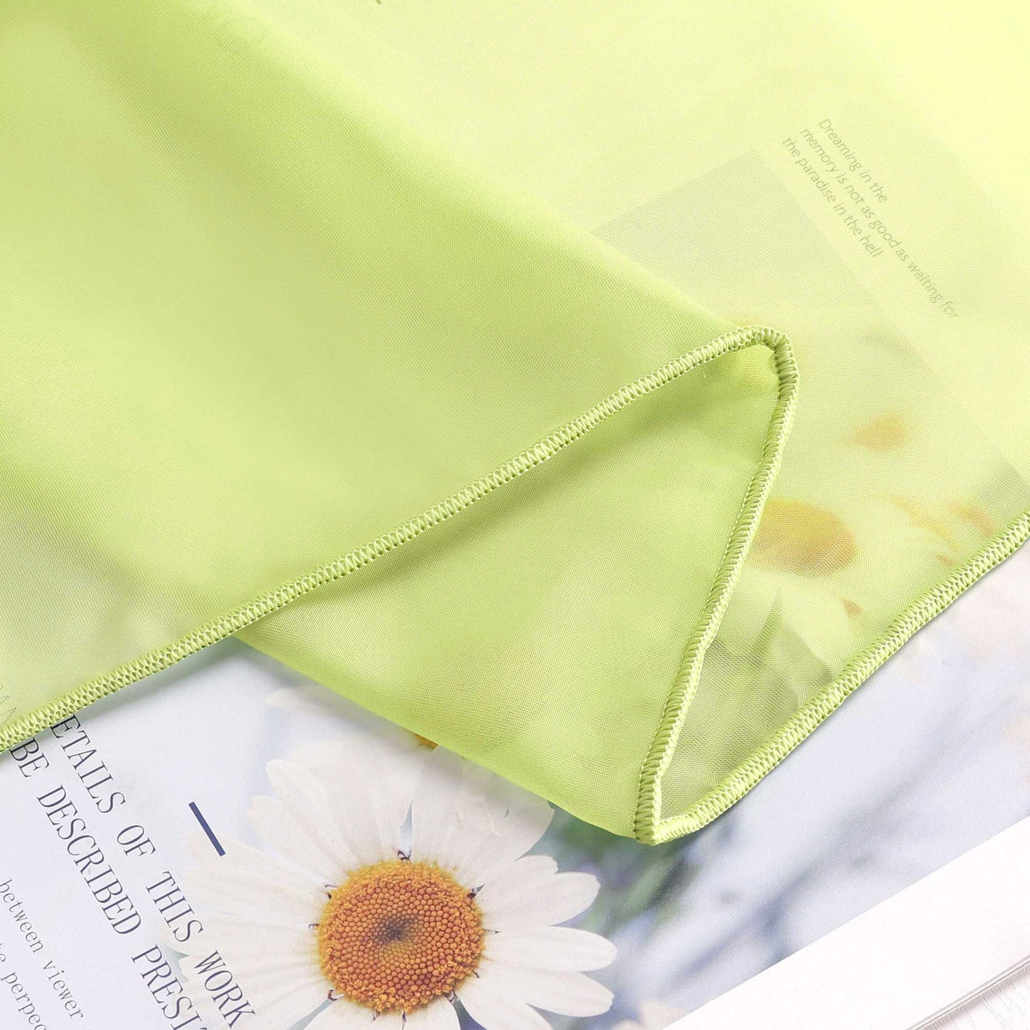 Vorhang aus Polyester unifarbe transparent leichte Schutzfunktion Klassische Vorhänge 1 stück - Joyswahl