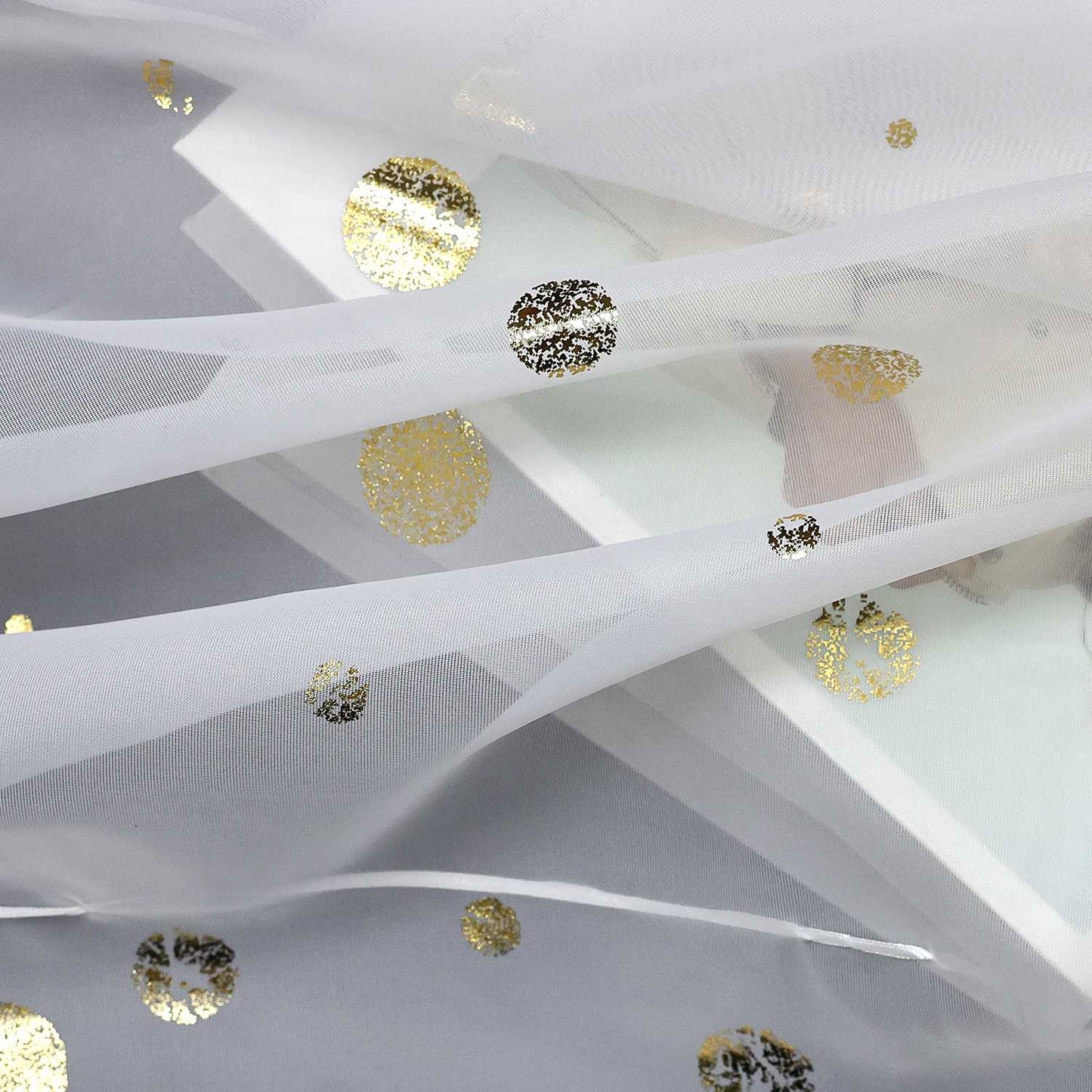 Rollos ohne Bohren Raffgardinen mit V-Haken Ösenrollo Voile Gardinen Transparent Vorhänge Modern Weiß 1 Stück - Joyswahl