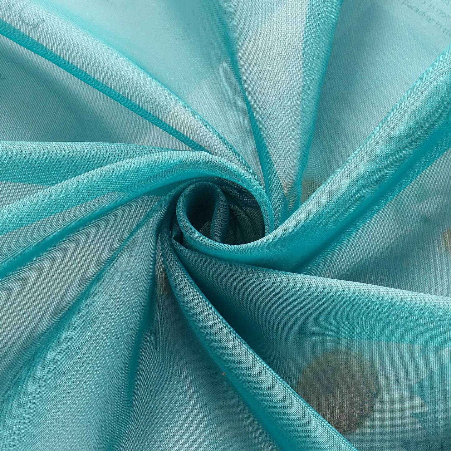 Vorhang aus Polyester unifarbe transparent leichte Schutzfunktion Klassische Vorhänge 1 stück - Joyswahl