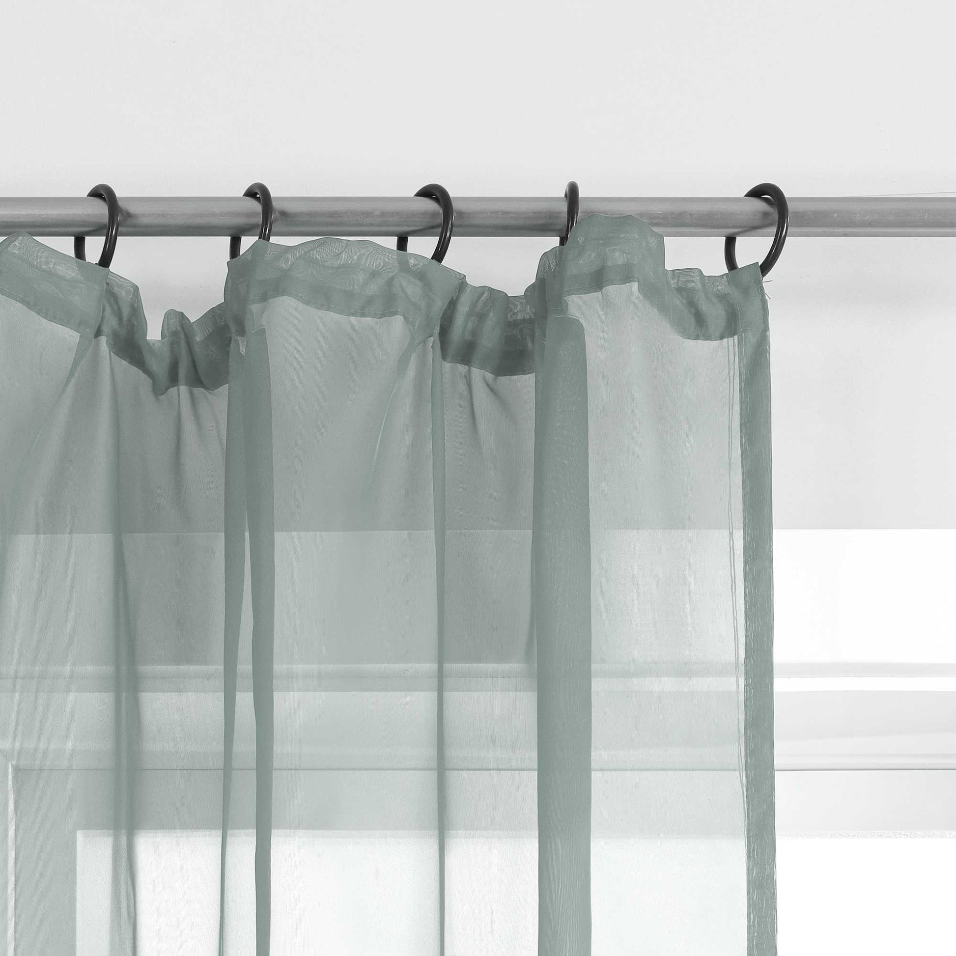 Vorhang aus Polyester unifarbe transparent leichte Schutzfunktion Klassische Vorhänge 1 stück - Joyswahl