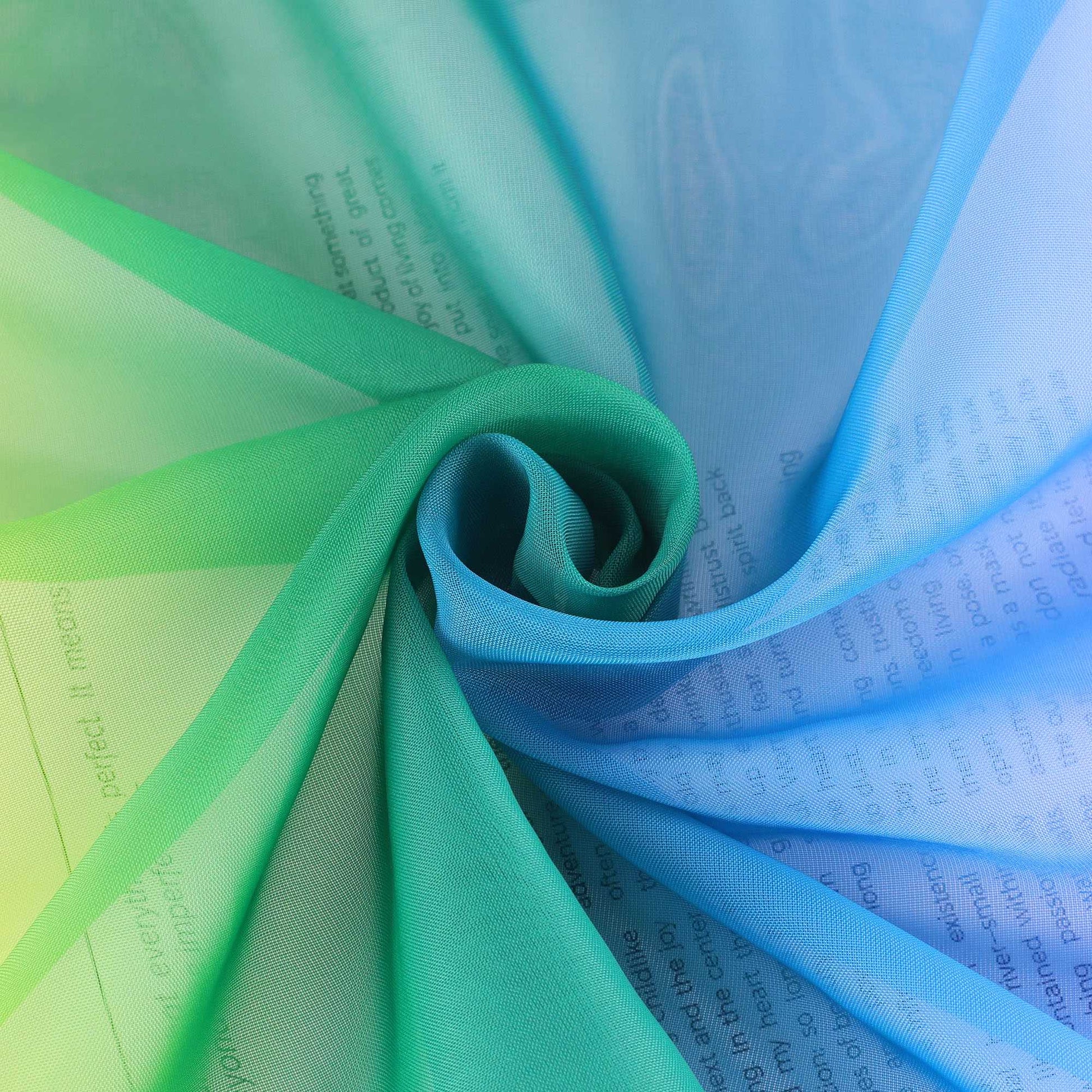 Joyswahl Voilevorhang in Regenbogenfarben - Joyswahl