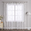 Vorhang mit Blumenmuster transparent Wohnzimmer Schlafzimmer  1 stück - Joyswahl