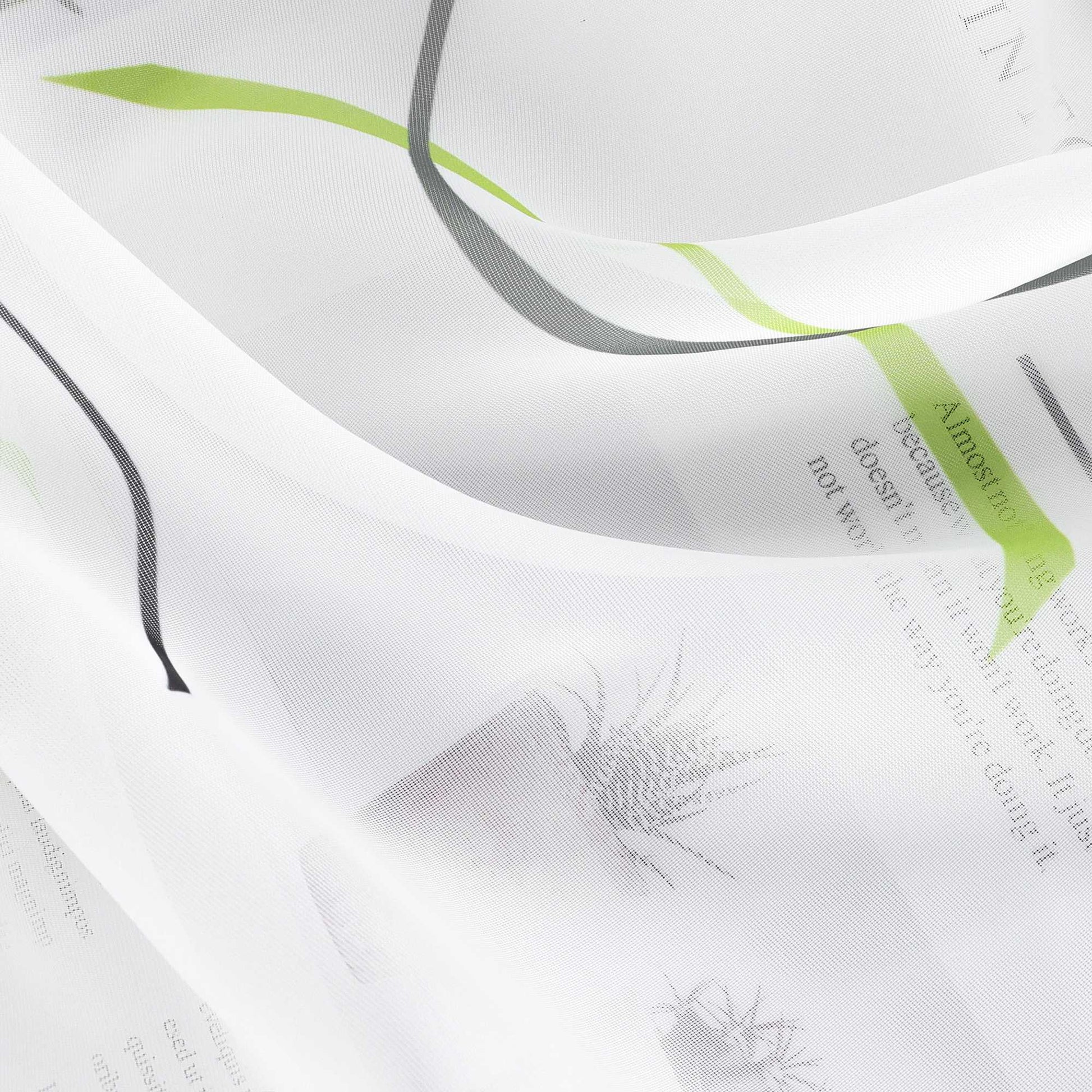 Romischer Roman Vorhang halbtransparent mit bedrucktem Klammer-Design - Joyswahl