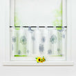 Scheibengardine Schlaufengardine transparent Pusteblumenmuster 1 Stück - Joyswahl