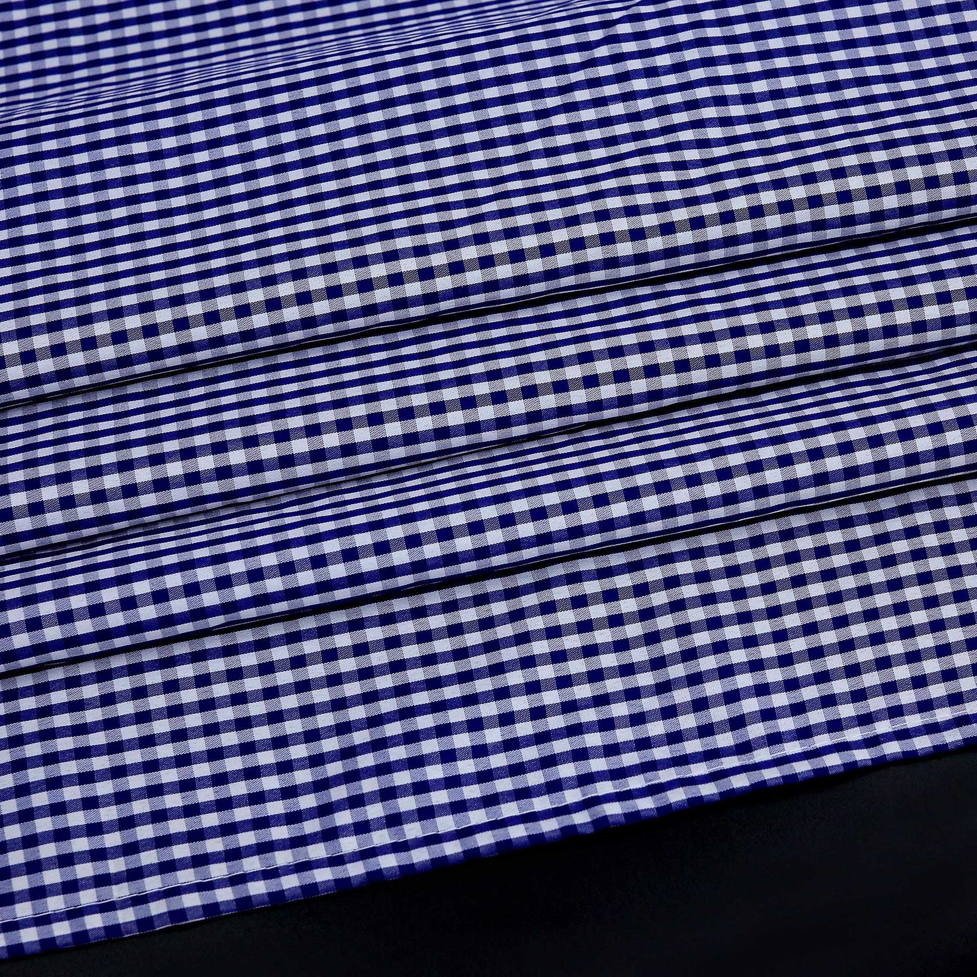 Modern Scheibengardinen im Landhausstil & Vintage mit karomuster 2er Set - Joyswahl