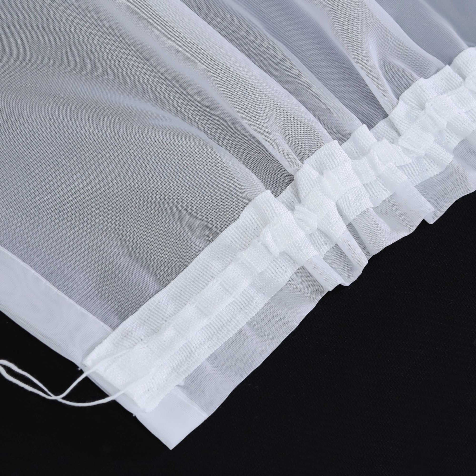 Multifunktionsgardine aus Polyester transparent Fensterdekoration 1 stück - Joyswahl